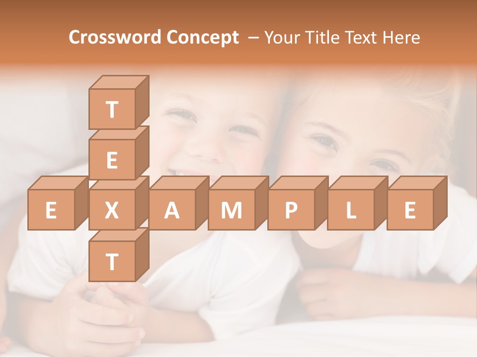 Affection Home Girl PowerPoint Template