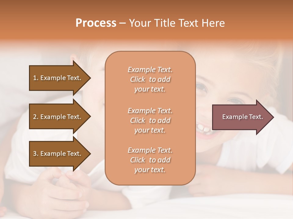 Affection Home Girl PowerPoint Template