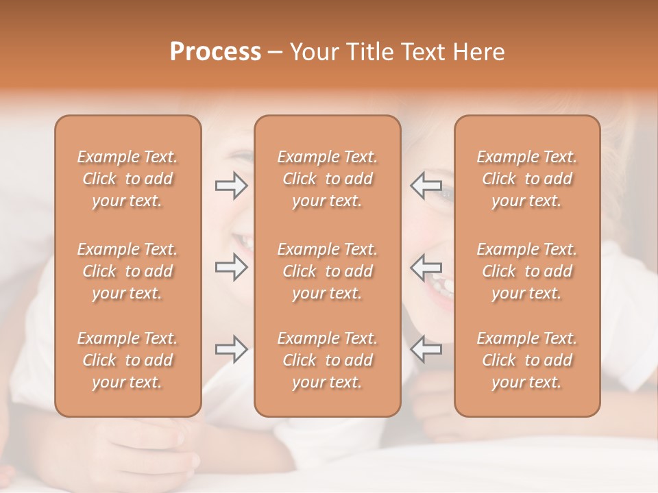 Affection Home Girl PowerPoint Template