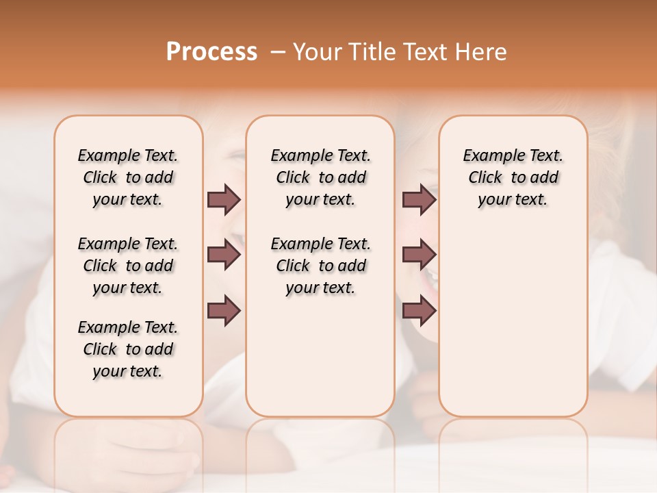 Affection Home Girl PowerPoint Template