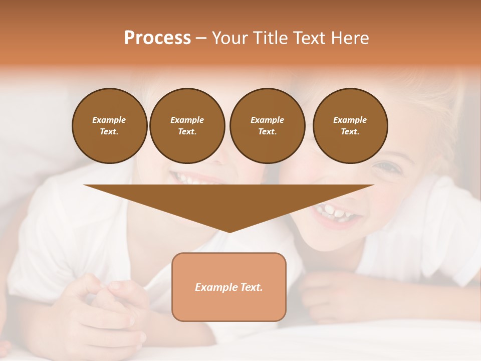 Affection Home Girl PowerPoint Template