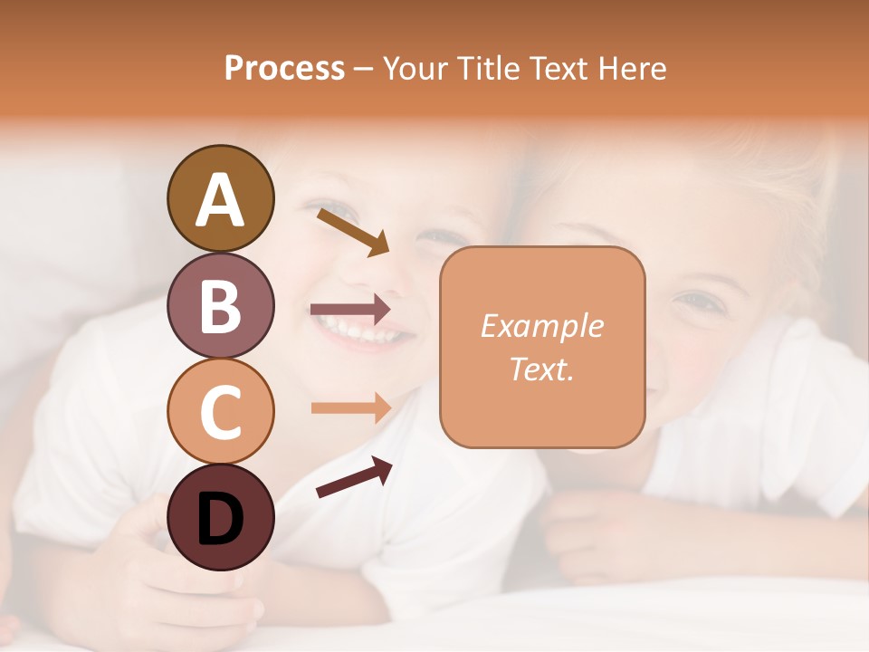 Affection Home Girl PowerPoint Template