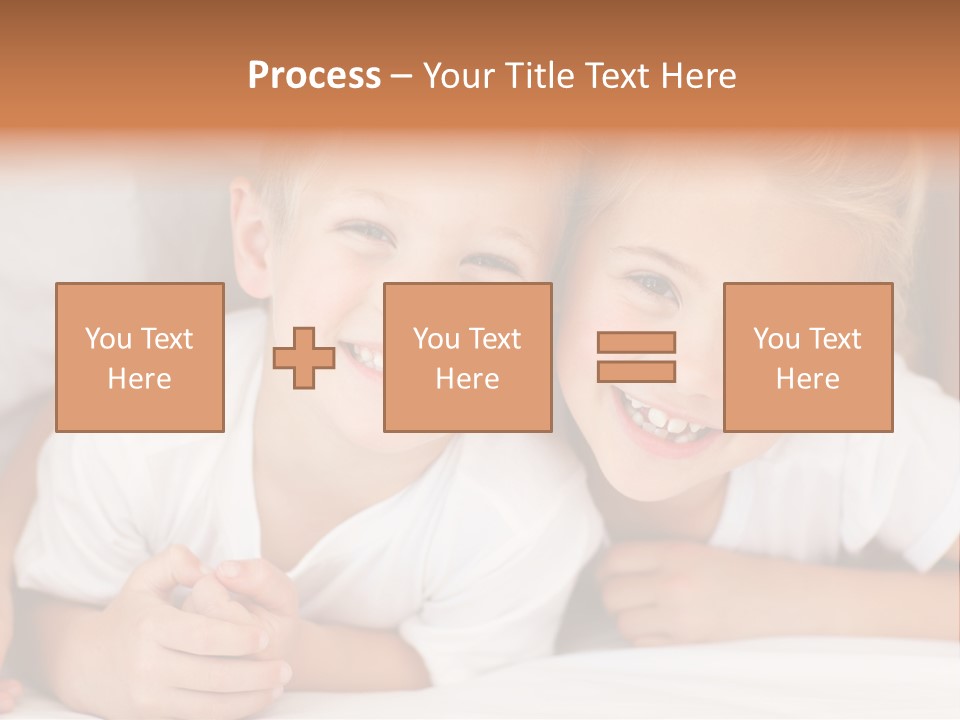 Affection Home Girl PowerPoint Template