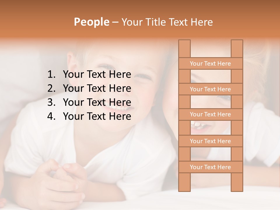 Affection Home Girl PowerPoint Template