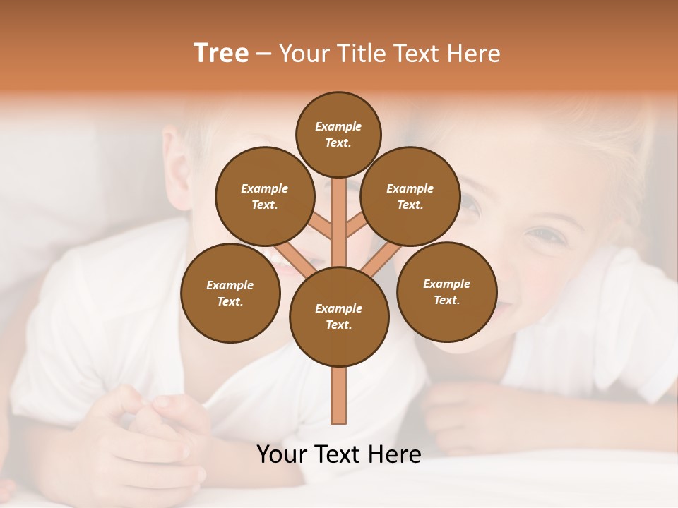 Affection Home Girl PowerPoint Template