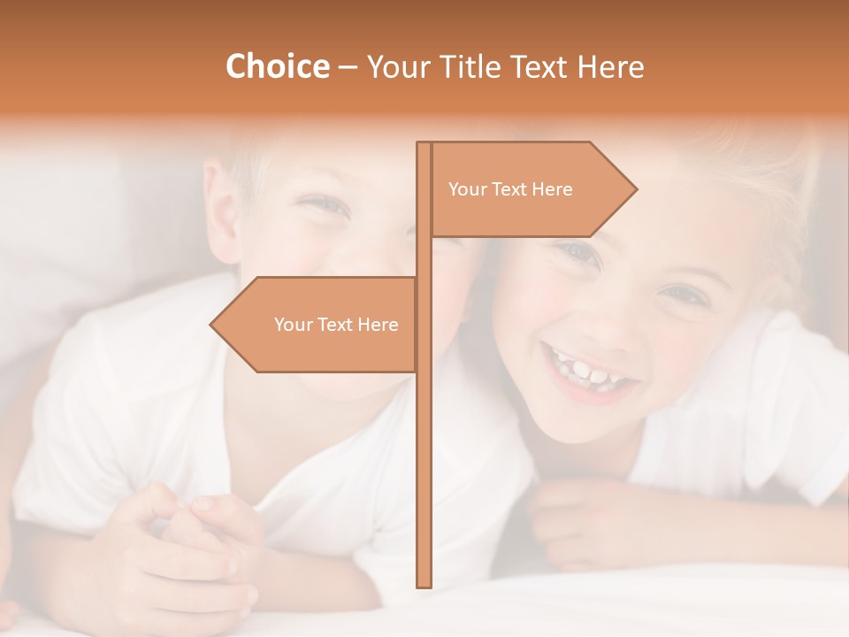 Affection Home Girl PowerPoint Template