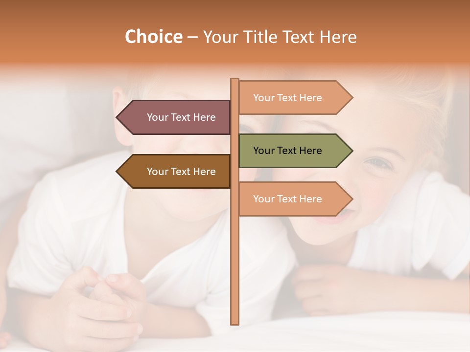 Affection Home Girl PowerPoint Template