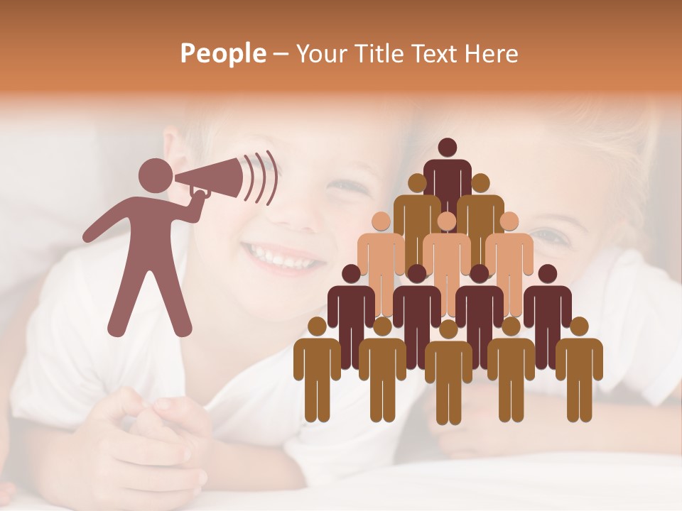 Affection Home Girl PowerPoint Template