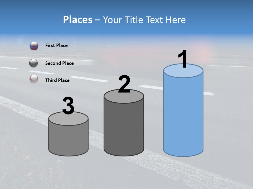 Transit Clipping Truck PowerPoint Template