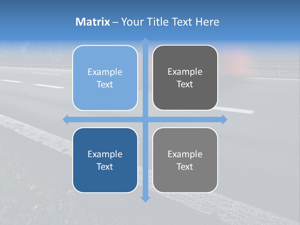 Transit Clipping Truck PowerPoint Template