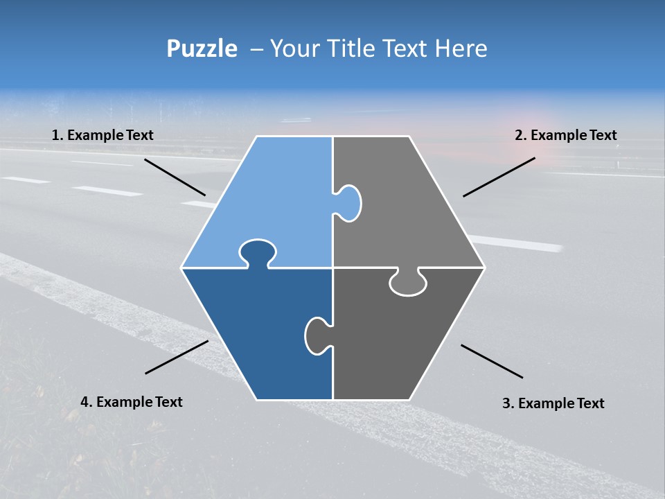 Transit Clipping Truck PowerPoint Template