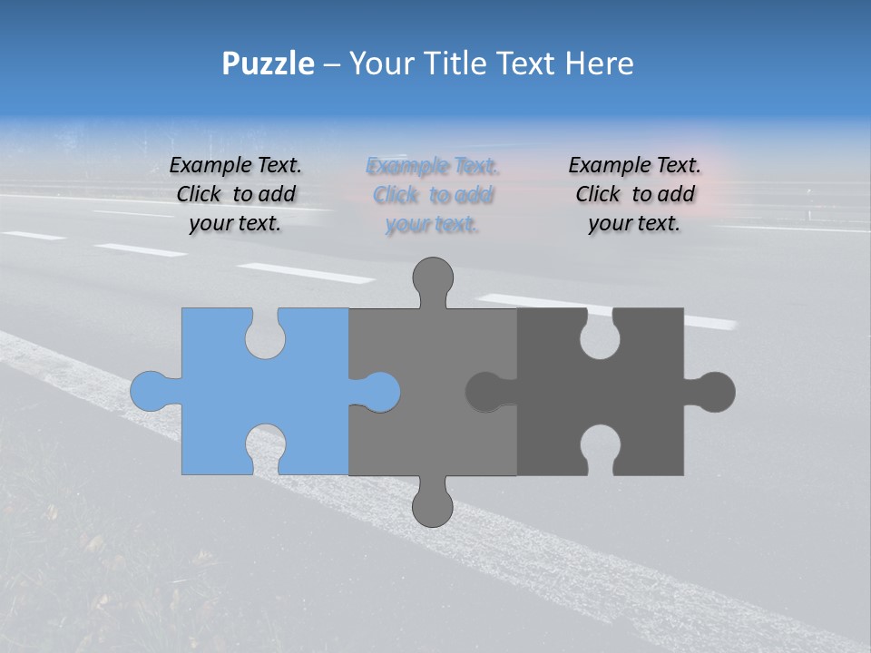 Transit Clipping Truck PowerPoint Template