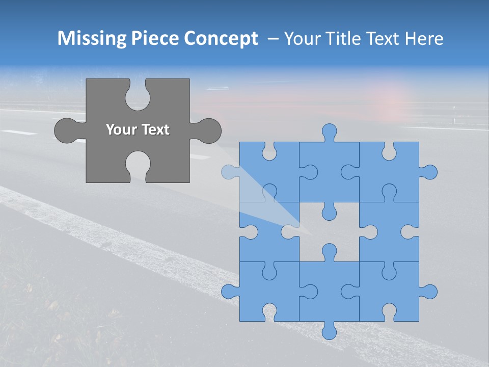 Transit Clipping Truck PowerPoint Template