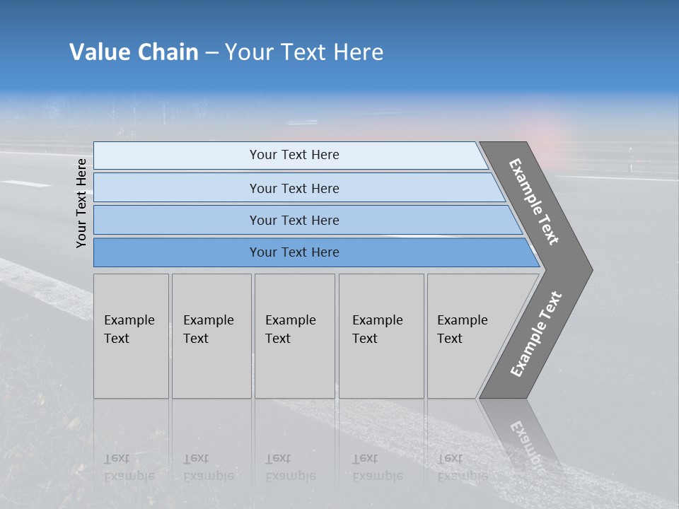 Transit Clipping Truck PowerPoint Template