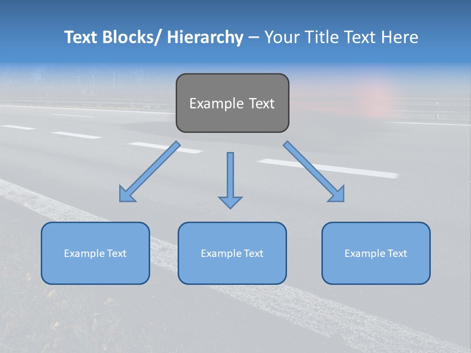 Transit Clipping Truck PowerPoint Template