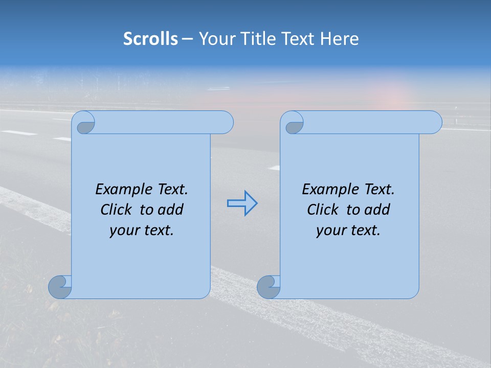 Transit Clipping Truck PowerPoint Template
