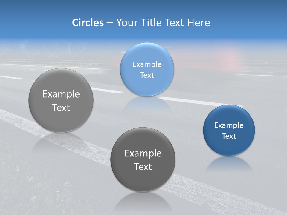 Transit Clipping Truck PowerPoint Template