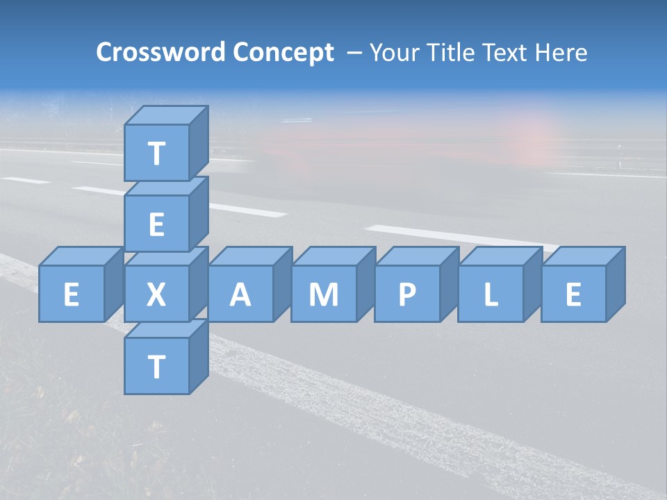 Transit Clipping Truck PowerPoint Template