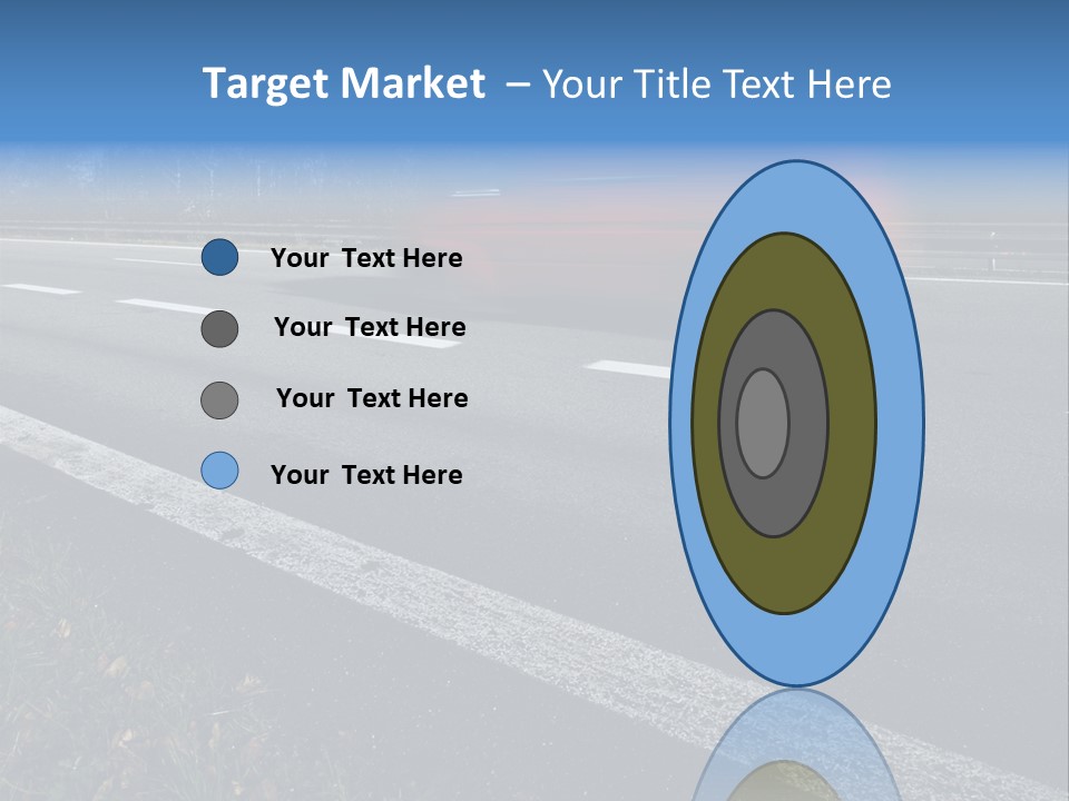 Transit Clipping Truck PowerPoint Template