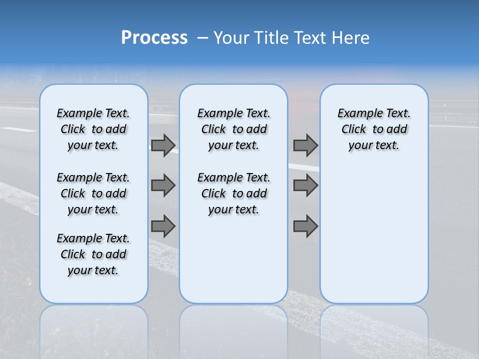 Transit Clipping Truck PowerPoint Template