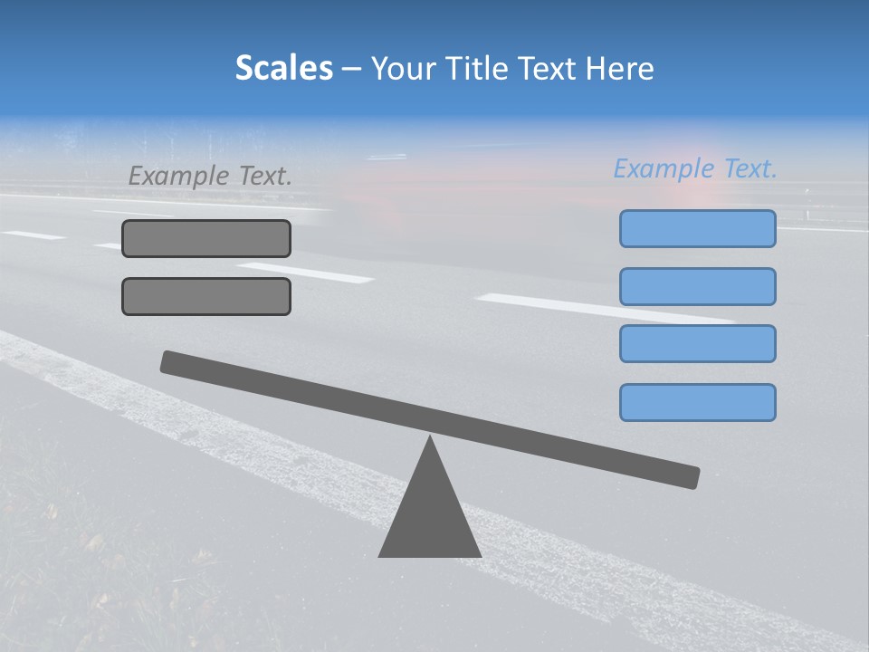 Transit Clipping Truck PowerPoint Template
