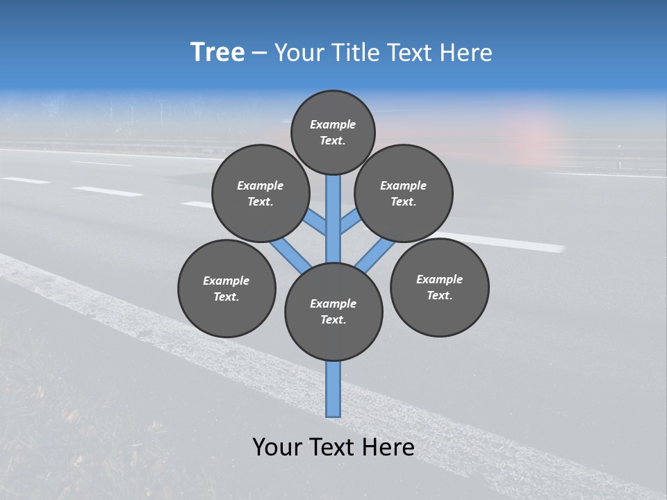 Transit Clipping Truck PowerPoint Template