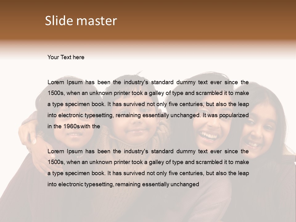 Asian Siblings Elementary PowerPoint Template