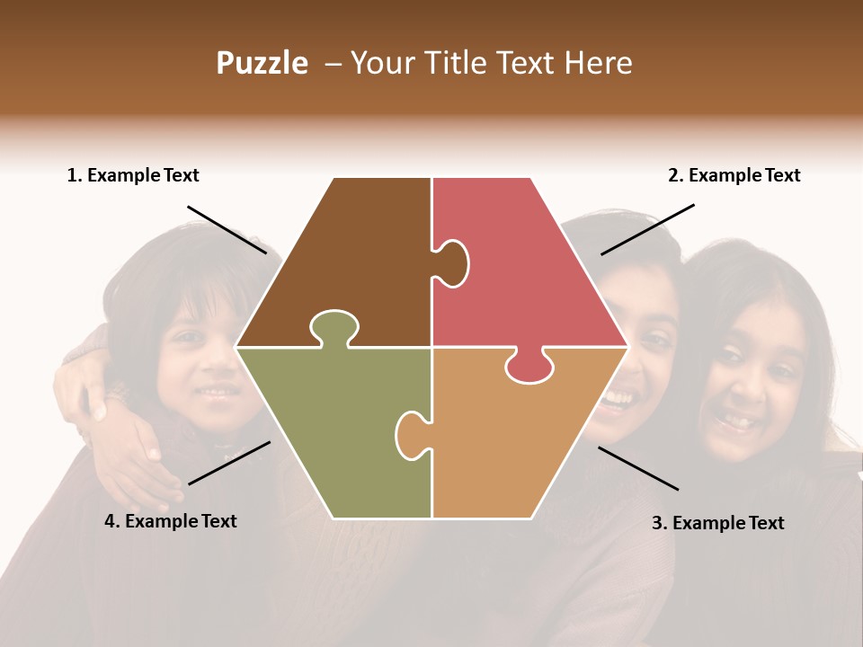 Asian Siblings Elementary PowerPoint Template