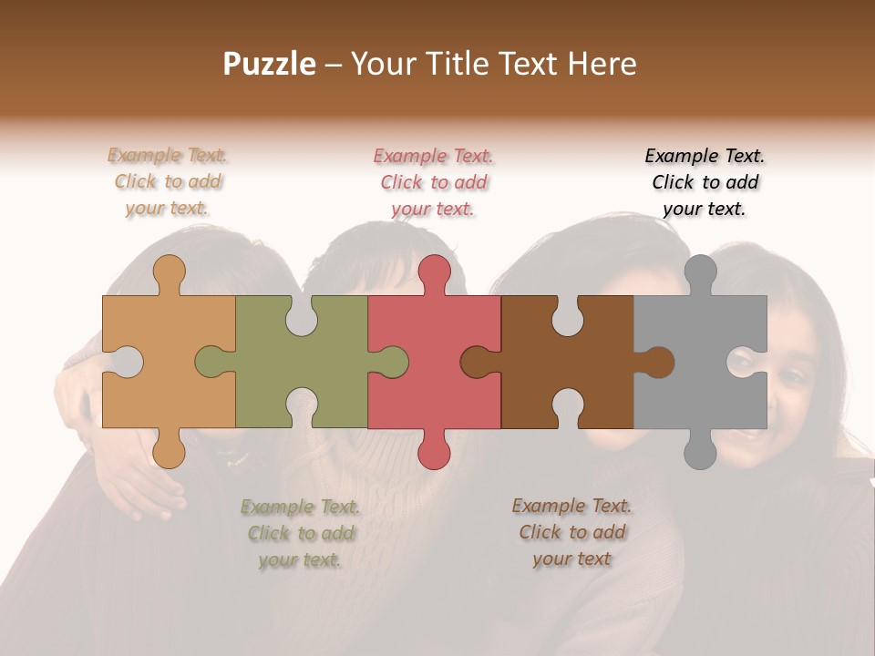 Asian Siblings Elementary PowerPoint Template