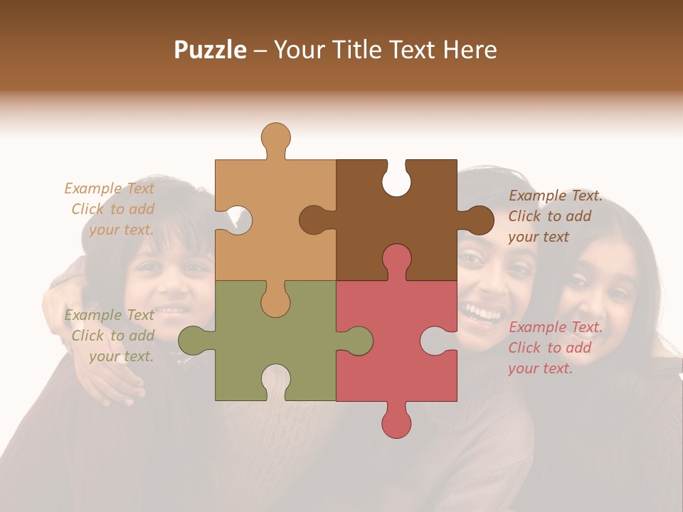 Asian Siblings Elementary PowerPoint Template