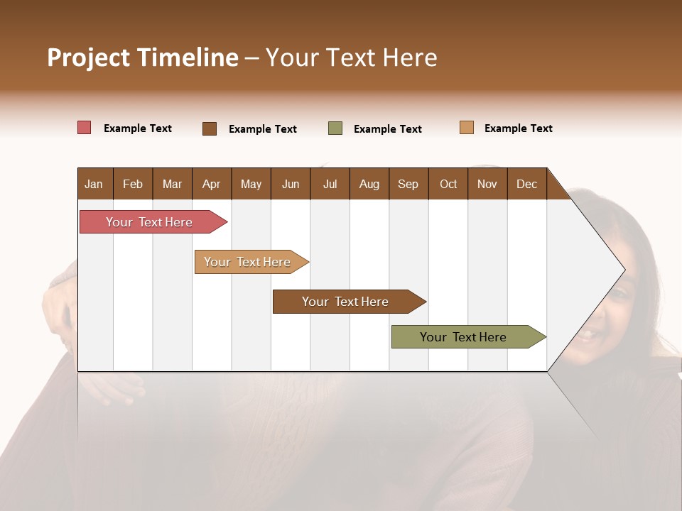 Asian Siblings Elementary PowerPoint Template