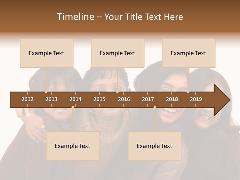 Asian Siblings Elementary PowerPoint Template