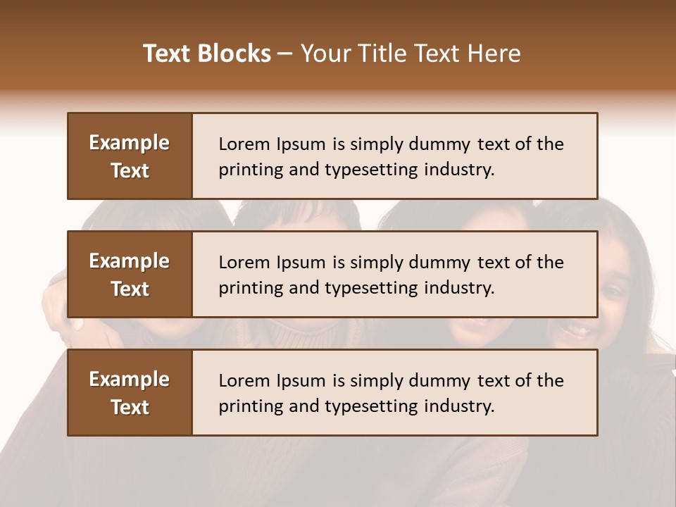 Asian Siblings Elementary PowerPoint Template