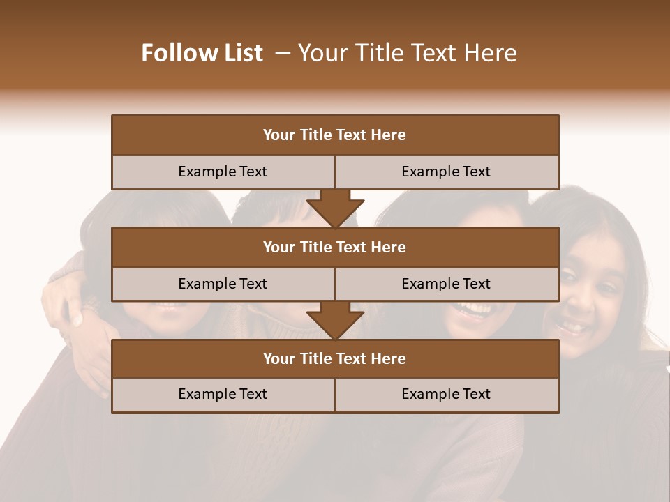 Asian Siblings Elementary PowerPoint Template