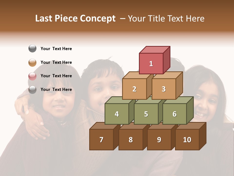 Asian Siblings Elementary PowerPoint Template