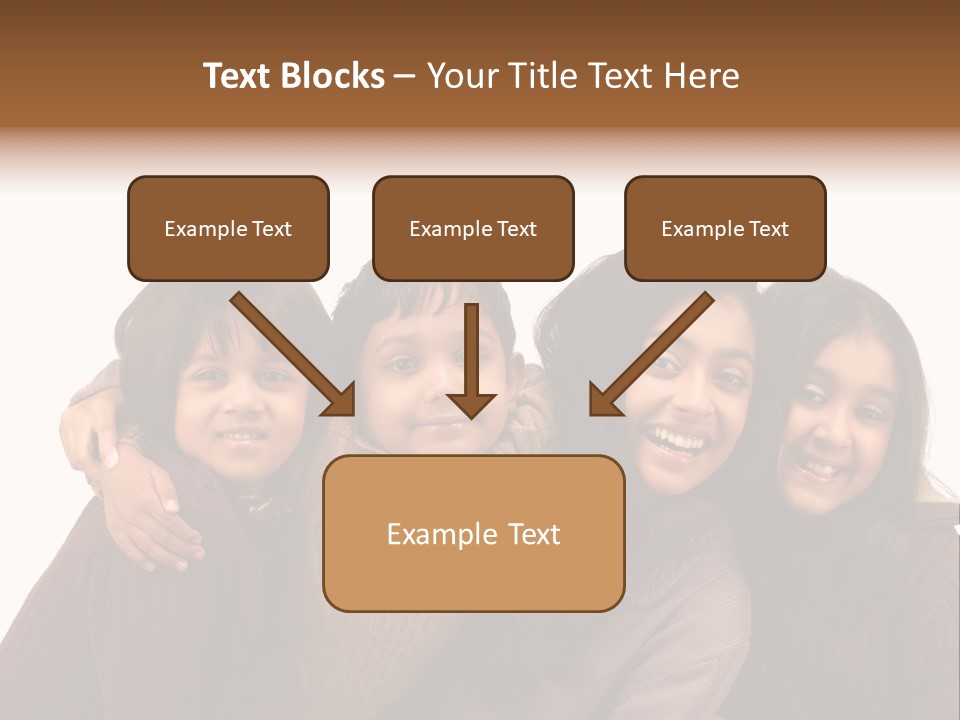 Asian Siblings Elementary PowerPoint Template