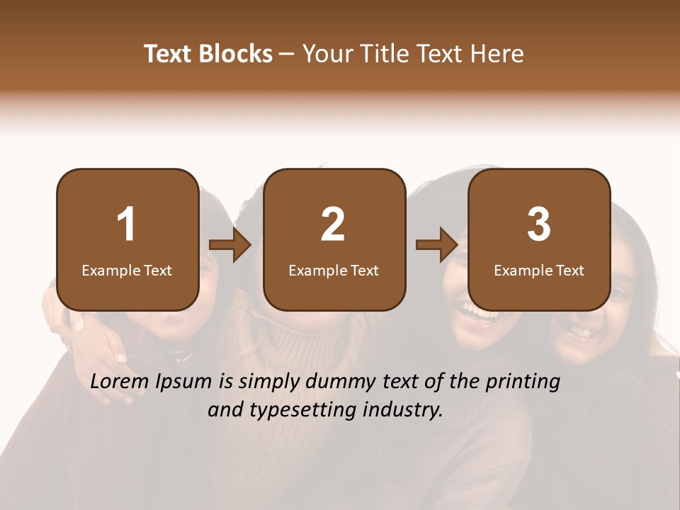 Asian Siblings Elementary PowerPoint Template