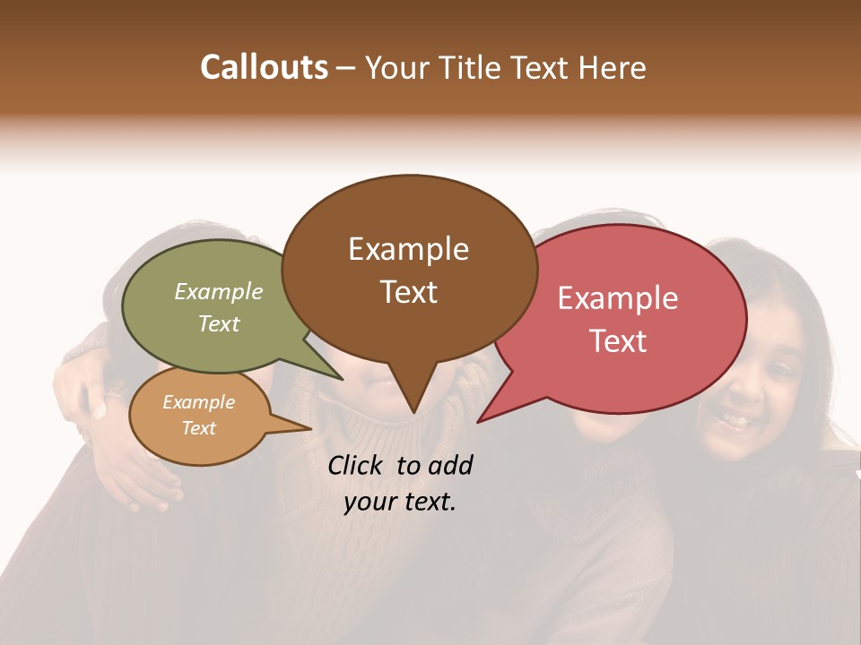 Asian Siblings Elementary PowerPoint Template