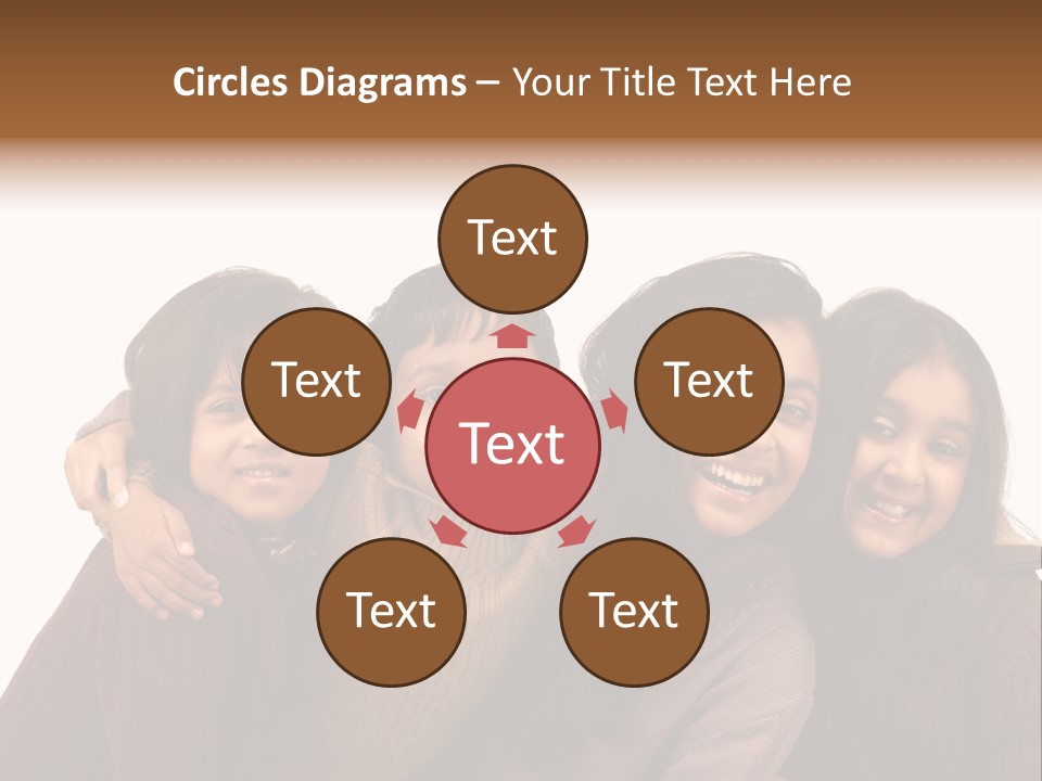 Asian Siblings Elementary PowerPoint Template