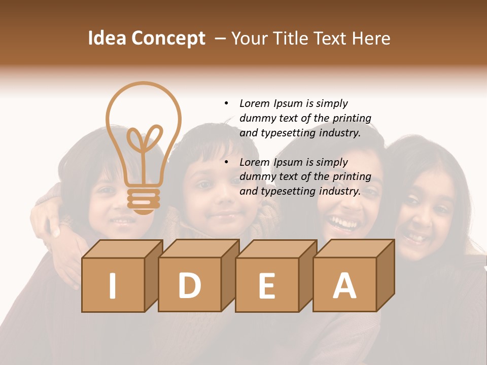 Asian Siblings Elementary PowerPoint Template