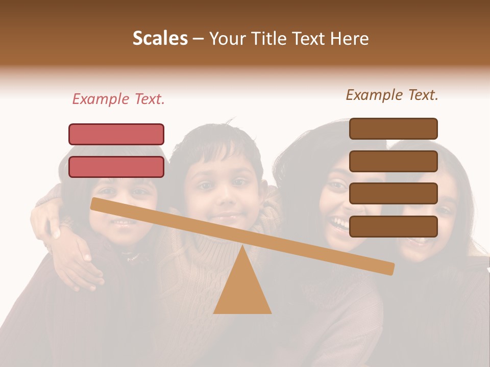 Asian Siblings Elementary PowerPoint Template