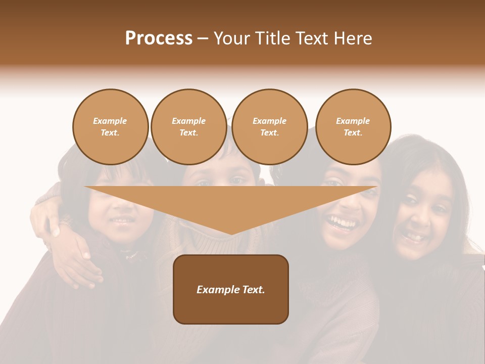 Asian Siblings Elementary PowerPoint Template