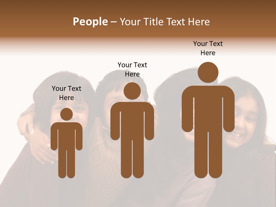 Asian Siblings Elementary PowerPoint Template