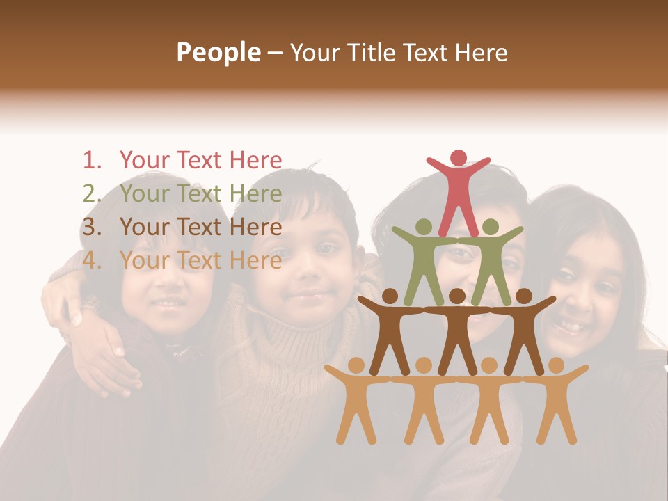 Asian Siblings Elementary PowerPoint Template