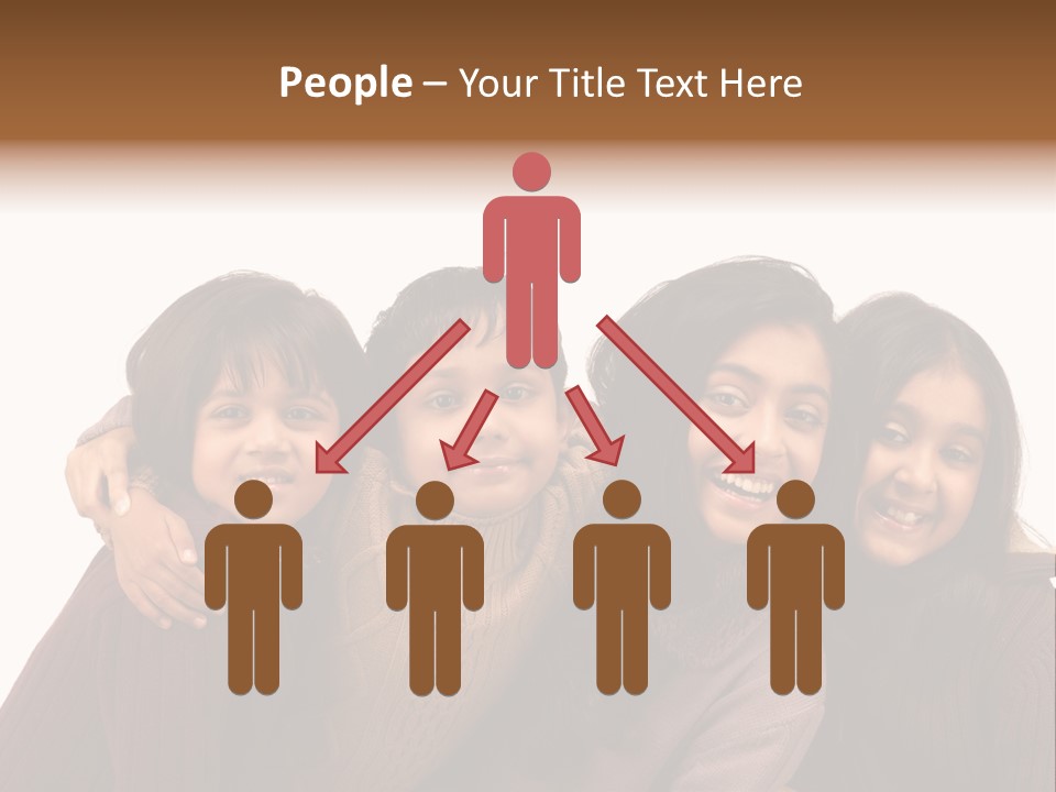 Asian Siblings Elementary PowerPoint Template
