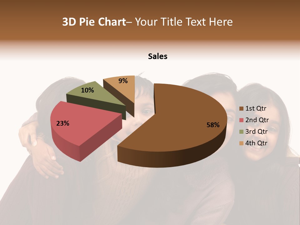 Asian Siblings Elementary PowerPoint Template