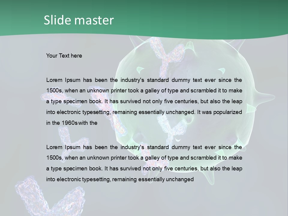 Illustration Organism Biology PowerPoint Template