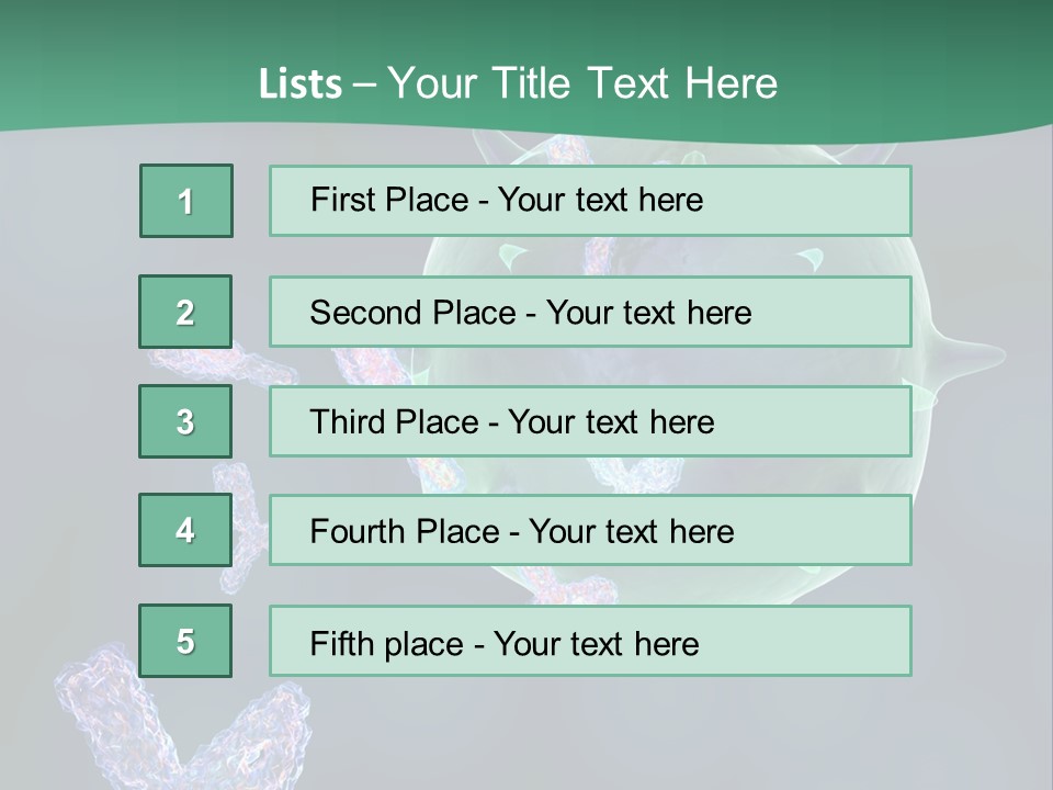 Illustration Organism Biology PowerPoint Template