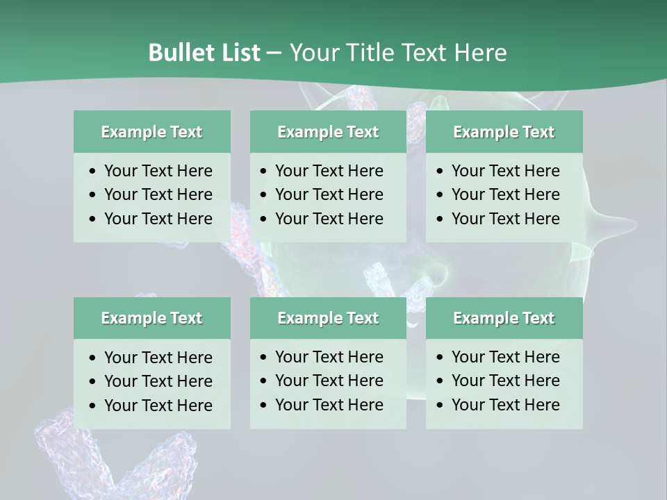 Illustration Organism Biology PowerPoint Template