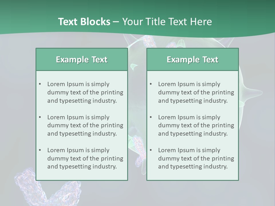 Illustration Organism Biology PowerPoint Template